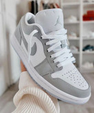 کفش کتونی مردانه و زنانه مدل نایکی جردن وان لو | Nike Jordan 1 low wolf gray
