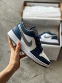 نایکی جردن وان لو آبی خاکستری سیمانی |AIR JORDAN 1 LOW TRUE BLUECEMENT GREYWHITE AIR JORDAN