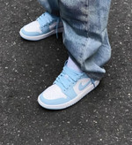 کتونی مردانه و زنانه نایکی ایر جردن وان لو آیس بلو|Nike air Jordan 1 low ice blue