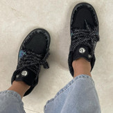 کتونی مردانه نایکی جردن هالوین فورتون فلای گربه سیاه |Nike Jordan 1 low fortune Halloween black cat