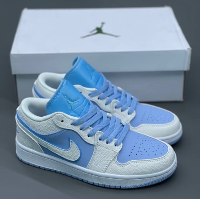 کتونی نایکی جردن وان لو ریورس بلو ست مردانه و زنانه مسترکوالیتی ویتنام قشم